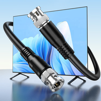 Câble coaxial en PVC amélioré résistant aux UV et étanche, 75 Ohm, 4K, 3G, 12G, SDI, sur bobine, pour moniteur, microphone, lecteur DVD