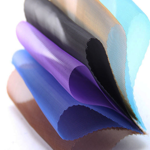 Tul de tela de malla de gasa de poliéster con patrón tejido 95GSM para vestido de falda de fiesta de boda para niñas - Product Image 1