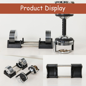 <span class=keywords><strong>Manubri</strong></span> Regolabili Elettroplaccati per Livelli di Allenamento Personalizzati, Manubrio Regolabile 32 <span class=keywords><strong>Kg</strong></span> con Incrementi di <span class=keywords><strong>2</strong></span> <span class=keywords><strong>Kg</strong></span> - Product Image 6