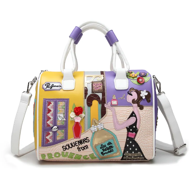 Super quality Women Handbag Shoulder boston Bag tote Italian Leather Bags Sac A Main Borse Candy Color Luxury Handbags