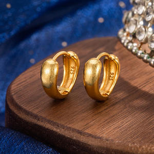 Pendientes florales de plata de ley 995 con circonitas pavé, aretes largos de plata, pendientes de oro 18k PVD, aretes femeninos al por mayor - Product Image 1