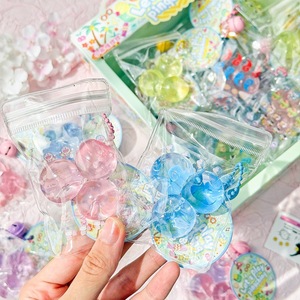 Colgante de cuentas de cristal pequeñas, juguete antiestrés para colgar en el bolso, gadget antiestrés - Product Image 3