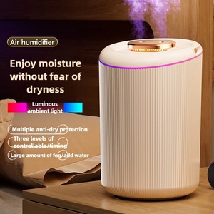 Humidificateur à grand volume de brume, double buse, atomiseur, humidificateur d'air domestique, humidificateur silencieux USB pour chambre à coucher, faible bruit - Product Image 1