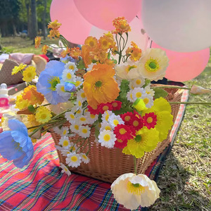 ดอกคาโมไมล์ประดิษฐ์ 54 ซม. ดอกเดซี่ผ้าไหม สำหรับตกแต่งงานแต่งงานและบ้าน - Product Image 3
