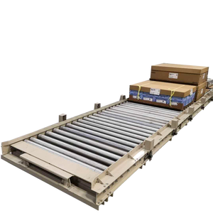 Özelleştirilmiş Yeni Ayarlanabilir Otomatik Depo Depolama Paletli Rulolu Konveyör Sistemleri Üretim Tesisi DC48V Ağır Hizmet Tipi Yağ - Product Image 1