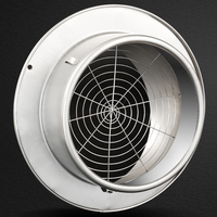 Capuchon d'aération pour grille externe ronde anti-pluie Hvac
