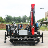 Foreuse hydraulique multifonctionnelle portable diesel pour puits d'eau, vente directe