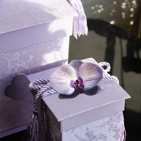 Grande boîte cadeau de luxe avec logo personnalisé échantillon gratuit de cadeaux d'anniversaire de parfums cosmétiques