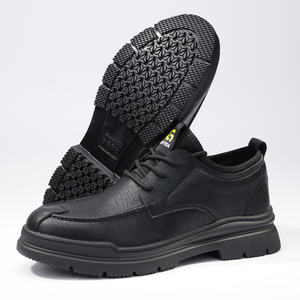 Zapatos <span class=keywords><strong>de</strong></span> Chef Negros con Suela Suave Antideslizante, Zapatos <span class=keywords><strong>de</strong></span> Seguridad <span class=keywords><strong>de</strong></span> Moda SRC, Botas Casuales <span class=keywords><strong>de</strong></span> Cuero para Hombre, Zapatos <span class=keywords><strong>de</strong></span> Trabajo Impermeables Resistentes al Aceite - Product Image 3