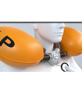 عوامة النجاة من نوع النفخ الذاتي ، رياضة صيد القوارب والسباحة والمياه - Product Image 1