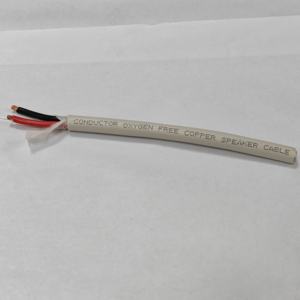 Fabrika Fiyatı Toptan 16AWG CL2 CL3 Sertifikalı Hoparlör Kablosu Duvar İçi Kablosu Ses 16/<span class=keywords><strong>2</strong></span> Ölçü <span class=keywords><strong>2</strong></span> İletkenli Beyaz/Siyah - Product Image 3