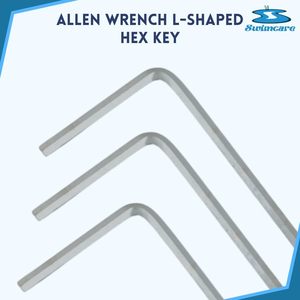 Llave Allen en Forma de L de 15 Pulgadas, Cromada, Herramienta Metálica para Mantenimiento de Piscinas - Product Image 5