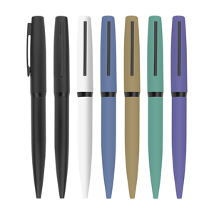 Penna a Sfera Personalizzata Incisa di Lusso in Metallo Pesante con Logo Personalizzato per Affari - Product Image 2