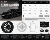 Nuevas Llantas de Aluminio Forjado Ligeras ZL Diseñadas para SU7 Pro Max EV de 19-21 Pulgadas, Diseño Cóncavo Monobloque Premium