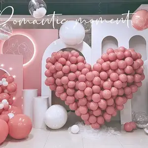 JYAO पार्टी गुलाबी गुलाबी गुब्बारे जन्मदिन गुब्बारे बेबी शावर सजावट शादी के गुब्बारे थोक