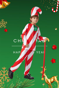 Kostum Permen Tongkat Natal Santa Claus untuk Pesta Karnaval, Halloween, Natal, dan Cosplay, Kualitas Grosir - Product Image 6