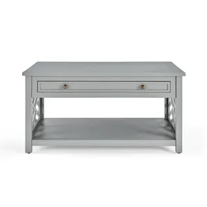 <span class=keywords><strong>Basso</strong></span> altezza Grey soggiorno mobili legno <span class=keywords><strong>tavolino</strong></span> da caffè con 1 cassetto come centro <span class=keywords><strong>TV</strong></span> o tavolo da tè - Product Image 5