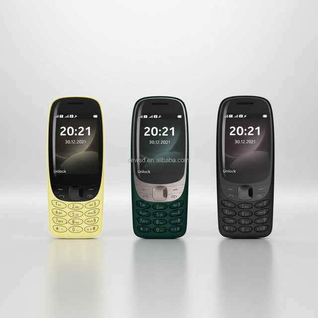 6310 4G GSM Dual SIM Mobile Phones Feature Phone Unlocked Big Battery Large Button Cheap Price Phone