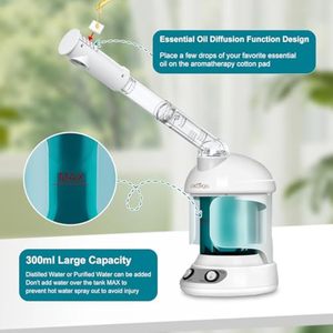 Vaporisateur facial nano KSKIN électrique à l'ozone, nourrissant, nettoyant en profondeur, éclaircissant, portable, pour spa, salon, voiture, extérieur, best-seller - Product Image 5