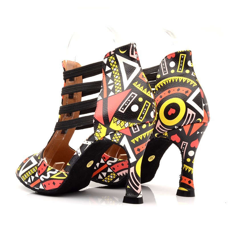 Custom Design Latin Dance Shoes Women Salsa Ballroom Latin Shoes Wholesale
