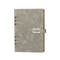 Carnet de notes d'affaire A5 à anneaux personnalisé Vente en gros Haute apparence Cuir PU Carnet de réunion Carnet de notes magnétique personnalisé
