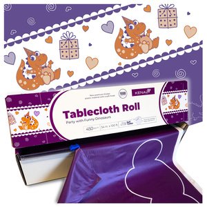 <span class=keywords><strong>Nappe</strong></span> <span class=keywords><strong>Dinosaure</strong></span> Extra Large Rouleau Décorations de Table en Plastique Jetable pour Fête d'<span class=keywords><strong>Anniversaire</strong></span> Pique-Nique Baby Shower Camping - Product Image 2