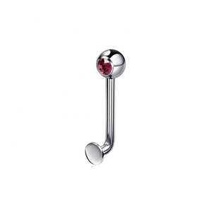 Piercings verticaux <span class=keywords><strong>Christina</strong></span> en titane G23 avec cristaux et pierres précieuses pour lèvres - Product Image 4