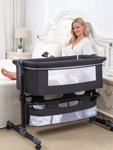 <span class=keywords><strong>Culla</strong></span> <span class=keywords><strong>Elettrica</strong></span> 3-in-1 per Neonati OEM ODM, Pieghevole e Portatile in Materiale Poliestere, <span class=keywords><strong>Culla</strong></span> Oscillante Componibile - Product Image 3