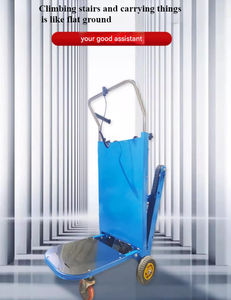 Máquina eléctrica para subir escaleras, carro sobre orugas, vehículo portátil plegable <span class=keywords><strong>de</strong></span> cuatro ruedas para subir escaleras - Product Image 6