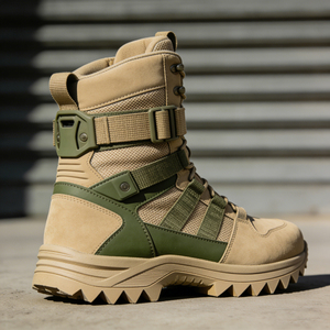 รองเท้าบูทแบบผูกเชือกสำหรับผู้ชาย รุ่น Custom Desert <span class=keywords><strong>Tactical</strong></span> ระบายอากาศได้ดี กันน้ำ เหมาะสำหรับเดินป่ากลางแจ้ง (รับผลิตแบบ OEM/ODM) - Product Image 5