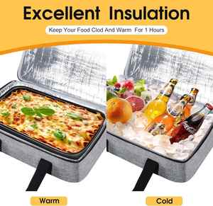 Portable Insulated Casserole Carrier Cooler Bag for Outdoor Picnic - Product Image 2