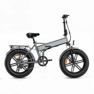 Batterie au lithium 48V 13Ah, cadre en aluminium, pliable, pneus larges 20*4, freins à disque avant/arrière, 7 vitesses, moteur sans balais, vélo urbain K7 Fat Tir - Product Image 3