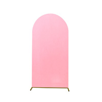 Housse d'arche de mariage rose pour support d'arche, idéale pour la décoration de mariages et d'anniversaires