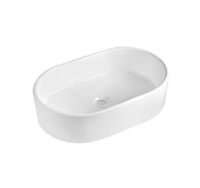 Sanitaire Céramique Blanc Brillant Comptoir Porcelaine Salle De Bains Vasque Lavabo