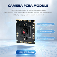 Cámara web USB FHD 1280*720 para pruebas de escuela de conducción, placa PCB, 30FPS, USB2.0, circuito de cámara web para PC, PCBA, módulo de cámara USB 720P con enfoque fijo