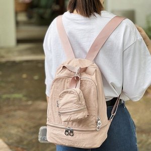<b>Large</b> <b>Capacity</b> Student <b>Backpack</b> Wholesale Simple Schoolbags Nylon Cloth Computer <b>Backpack</b> - Product Image 1