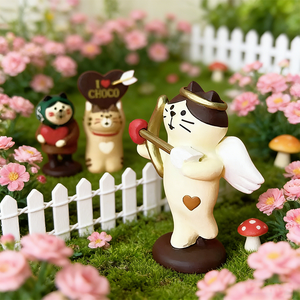 Figuras en Miniatura de Cafetería Estilo Japonés - Gato Cupido - Regalo Creativo para el Día de San Valentín - Artículos de Decoración para el <span class=keywords><strong>Hogar</strong></span> - Product Image 2