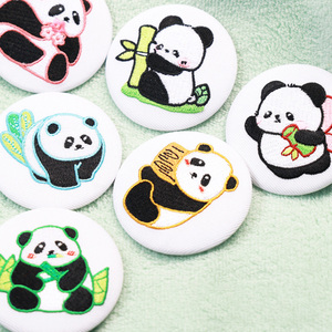 Tùy Chỉnh Thiết Kế Thêu Nút Huy Hiệu Vải Pin An Toàn Bướm Cho Đảng Phong Cách Cổ Điển Làm Bền Polyester Cho Túi Xách - Product Image 4