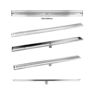 Stainless Steel 4-Inch <strong>Linear</strong> Shower <strong>Drains</strong> Long Floor/Tile Insert <strong>Linear</strong> <strong>Drains</strong> for Bathrooms 10100A Series - Product Image 5