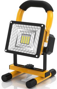 Lámpara de Trabajo LED de 4000LM con 3 Modos de Brillo, 6000K Luz Diurna, Portátil con Soporte para Taller WD-915 - Product Image 2