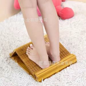 Planche d'étirement en bois pliable, pédale de fitness, masseur de mollets, appareil amincissant pour les jambes, en bois massif, portable - Product Image 3