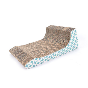 Planche à gratter pour chat, motif géométrique, en carton durable, pour intérieur, pour chats - Product Image 3
