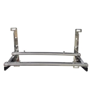 Support mural universel Topbull en acier inoxydable 304 épaissi avec poutre transversale pour unité extérieure de climatiseur 1.5P - Product Image 2