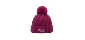 Gorro de Invierno Macor, 100% Acrílico, con Pompón, Tejido, Unisex, para Adultos, Casual, 56-58cm - Product Image 1