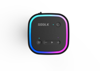 Enceinte portable SODLK TX10 15W BT, étanche IPX6, lumière RGB, prise en charge TWS, lecteur USB, audio sans perte, enceinte compacte pour extérieur