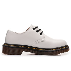 Botines de Moda para Mujer, de Cuero Genuino, Tacón Grueso, Punta Redonda, Tallas Grandes, Suela Gruesa, Zapatos para Caminar, para Oficina y Universidad - Product Image 4