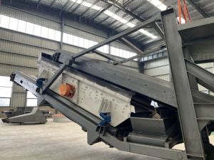 Tragbarer mobiler Kegel brecher Vibrations sieb Rad montierte Zerkleinerung station Wechselstrom motor Motor lager Zahnrad-Kern-Bergbau gestein - Product Image 4