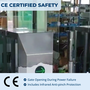 Tornello Scorrevole Automatico ad Alta Sicurezza per Stazioni della Metropolitana, Aeroporti e Controllo Accessi nel Trasporto Pubblico - Product Image 3