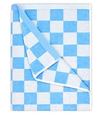 Coquillage à carreaux bleu/blanc