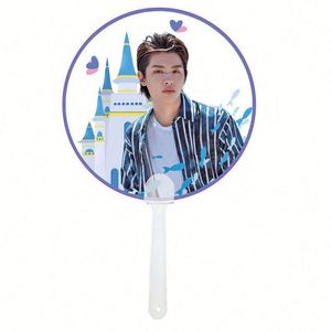Abanico de Mano de Plástico PVC en Forma de Estrella, Personalizado con Logotipo, Precio al por Mayor para Regalos Promocionales - Product Image 3